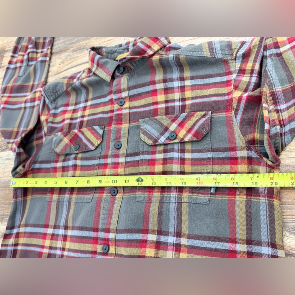 Columbia Omni Wick Plaid Long Sleeve, Button Up Shirt, Men's Size Small - Picture 6 of 10